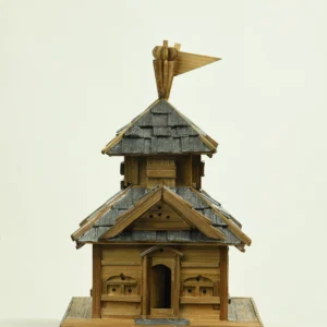 Bamboo Miniature Model of Hateshwari Temple , Shimla - Image 2